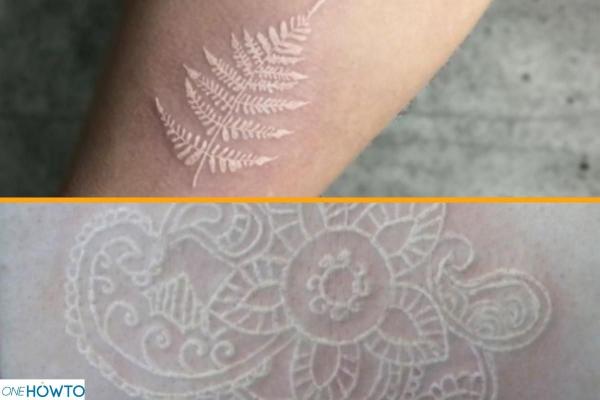 Estilos y diseños de tatuajes - Con fotos - Tinta blanca