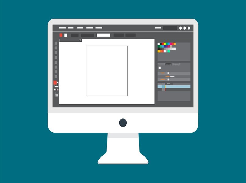 Interfaz del editor de Adobe Illustrator