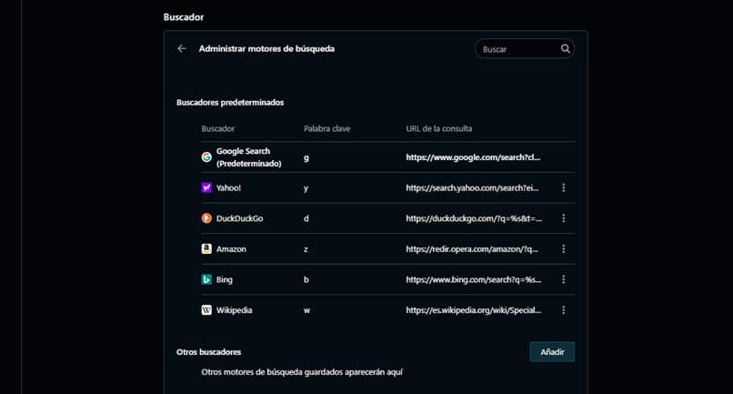 Opciones de configuración y personalización de Opera