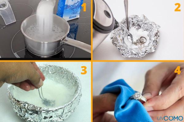 Cómo limpiar plata con bicarbonato de sodio - Cómo limpiar objetos de plata con bicarbonato de sodio y papel de aluminio