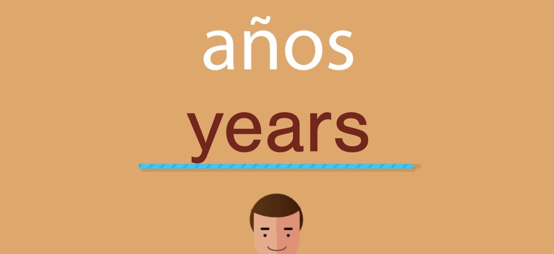Como se pronuncia years en ingles NoSeHacerlo